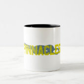 Spitzen Abbildung 8 Klettern Zweifarbige Tasse (Mittel)