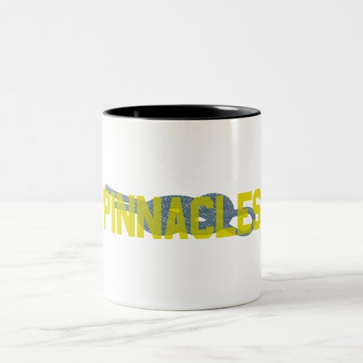 Spitzen Abbildung 8 Klettern Zweifarbige Tasse (Mittel)