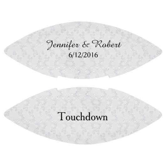 Spitzen- Blick-Hochzeits-Gewohnheits-Fußball Football (Paneele)