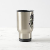 Spitzen-Blume 2 Reisebecher (Mittel)