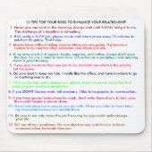 SPITZEN, DAMIT CHEF BEZIEHUNGENS-Mausunterlage Mousepad (Vorne)