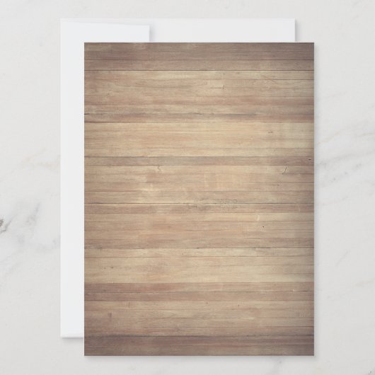 Spitzen, Floral Tiara, Lichter, Kleid Holz Quincea Einladung (Rückseite)