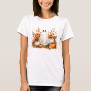 Spitzen-Geister-Blumen T-Shirt