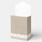 Spitzen in der Box "Weiße Gabe" Geschenkschachtel (Geöffnet)