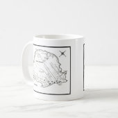 Spitzen-Insel Kaffeetasse (Vorderseite Links)
