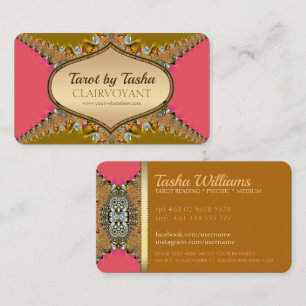 Spitzen-Juwelen Energy Goddess Tarot Visitenkarten Visitenkarte