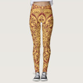 Spitzen-Labyrinth Leggings (Vorderseite)