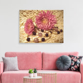 Spitzen, Perlen und Mehl Leinwanddruck (Insitu (Wohnzimmer))