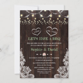 Spitzen Pink Blush Blues String Lights Stall I DO Einladung