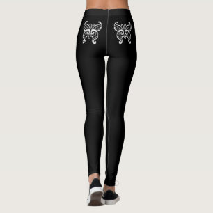 Spitzen-Schmetterling-Leggings Leggings