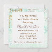 Spitzen Scrolls & Tassels Einladung (Rückseite)