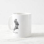 Spitzen Sie es oben! Kaffeetasse (Vorderseite Links)