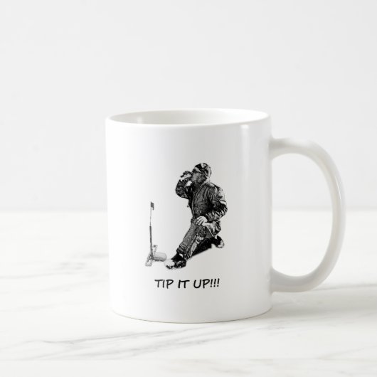 Spitzen Sie es oben! Kaffeetasse (Rechts)