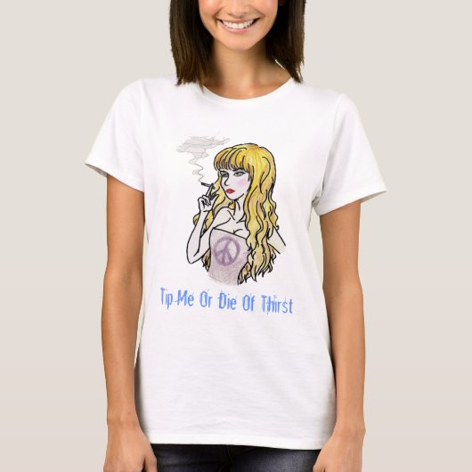 Spitzen Sie mich Smok'n (Spaghettispitze) T-Shirt (Vorderseite)