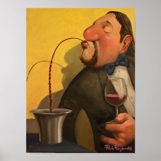 Spitzen-Sommelier Poster (Vorne)