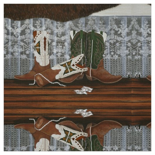 Spitzen und Stiefel Stoff (Muster)