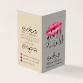 Spitzen und Tricks Lipsense Verteiler-Visitenkarte Visitenkarten (Vorderseite)