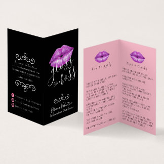 Spitzen und Tricks Lipsense Verteiler-Visitenkarte Visitenkarten