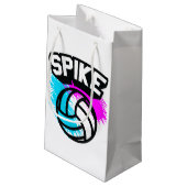 Spitzen-Volleyball Kleine Geschenktüte (Rückseite Schrägansicht)