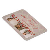 Spitzen vor K Abschluss 3 Fotos Textile Textur Magnet (Rechte Seite)