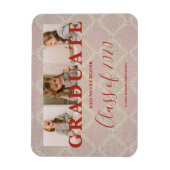 Spitzen vor K Abschluss 3 Fotos Textile Textur Magnet (Vertikal)