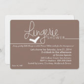 Spitzen-, wenig Wäsche-Duschen-Einladung Einladung (Vorne/Hinten)