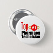 Spitzenapotheken-Techniker Button (Vorne & Hinten)