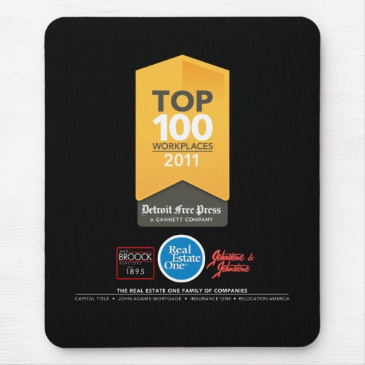 Spitzenarbeitsplätze Mousepad -- Vertikal (Vorne)