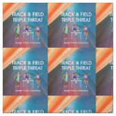 SPITZENbahn-Dreiergruppe Stoff (Muster)