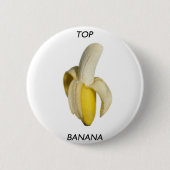 Spitzenbanane Button (Vorderseite)