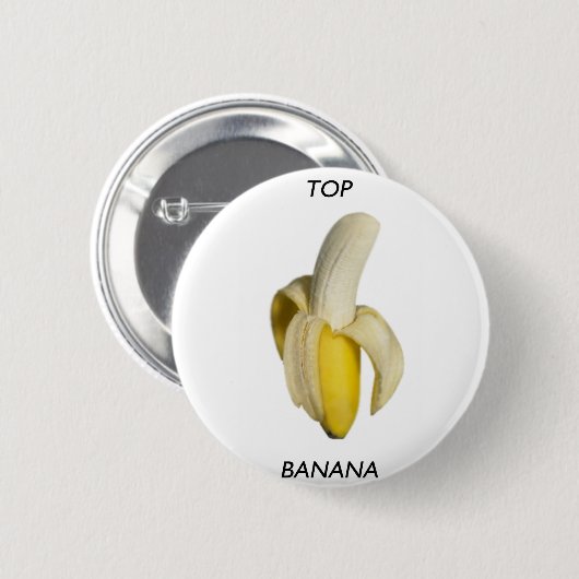 Spitzenbanane Button (Vorne & Hinten)