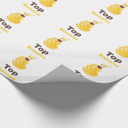 Spitzenbanane Geschenkpapier (Ecke)