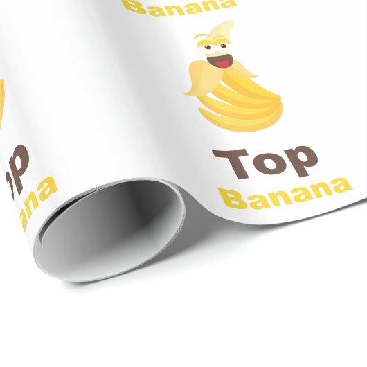 Spitzenbanane Geschenkpapier (Rolleneckpunkt)