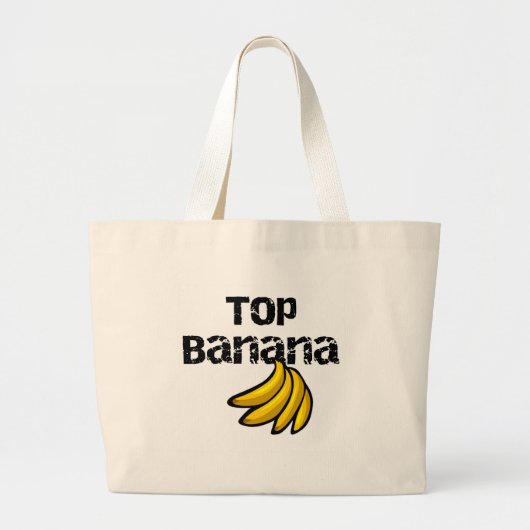 Spitzenbanane Jumbo Stoffbeutel (Vorne)