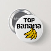 Spitzenbananen-T-Shirts und Geschenke Button (Vorne & Hinten)