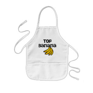 Spitzenbananen-T-Shirts und Geschenke Kinderschürze