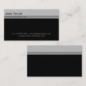 SpitzenBar-Exekutive Visitenkarte (Vorne/Hinten)