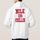 SpitzenBillin/Milch ist Chillin (Audio zwei) Hoodie (Rückseite)