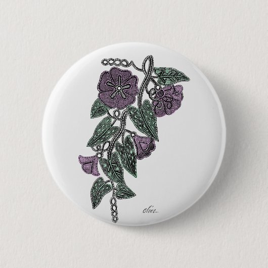 SpitzenBlume Button (Vorderseite)