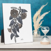 SpitzenBlume Fotoplatte (Seite)