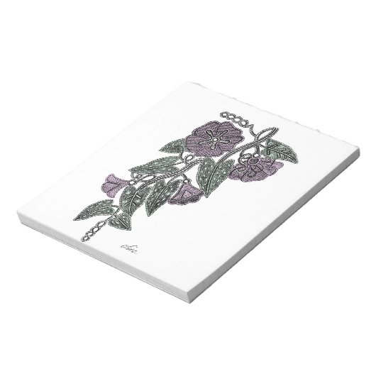 SpitzenBlume Notizblock (Rotiert)