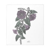 SpitzenBlume Notizblock (Vorderseite)