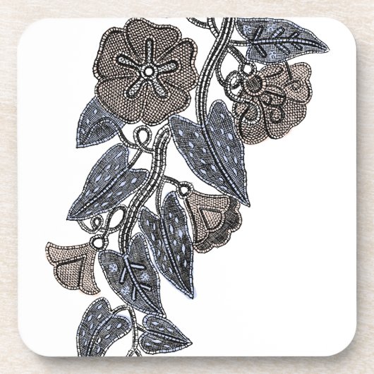 SpitzenBlume Untersetzer (Vorderseite)