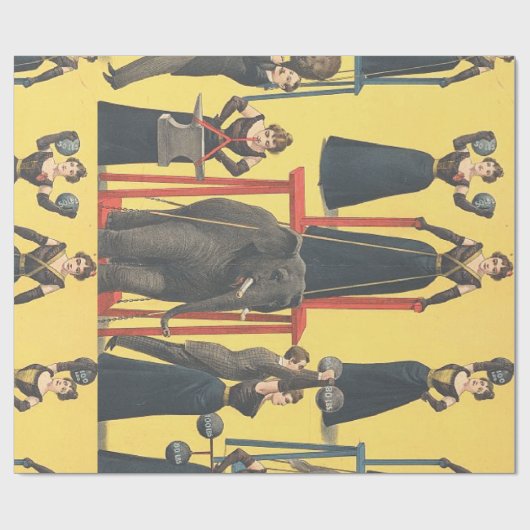 SPITZENBodybuildings-Mädchen Geschenkpapier (Flach)