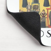 SPITZENBodybuildings-Mädchen Mousepad (Ecke)