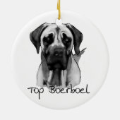 SpitzenBoerboel Verzierung Keramikornament (Hinten)