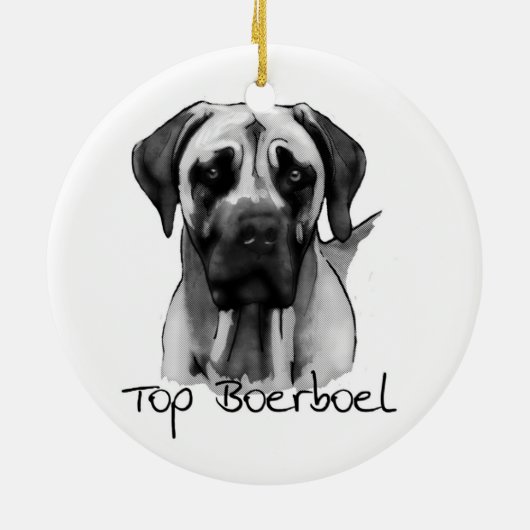 SpitzenBoerboel Verzierung Keramikornament (Hinten)