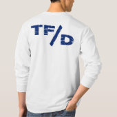 Spitzenbrennstoff Dragster langer Hülsen-T - Shirt (Rückseite)