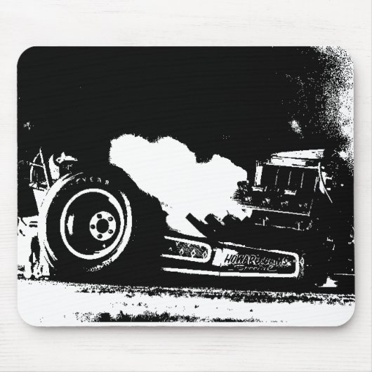 Spitzenbrennstoff Dragster Mousepad (Vorne)