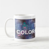 SPITZENcolorado-Skifahrer Kaffeetasse (Links)